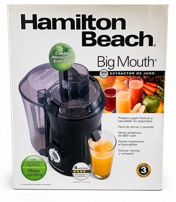 Hamilton Beach Big Mouth Juice Extractor Juicer 67608 NEW Factory Sealed 800W