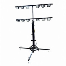 Lighting Truss System 5.9-13.12FT Height16Light Position Crank Up Lighting Stand