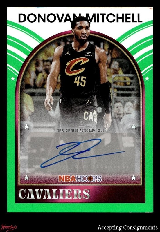 2025-26 Hoops '89 Signatures Green Hoops Donovan Mitchell AUTO CAVALIERS