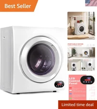 Compact 2.65 Cu.Ft. Portable Dryer with Exhaust Hose - Efficient & Reliable