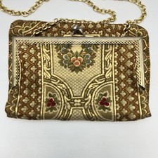 Vintage Walborg Floral Tapestry Evening Purse - Needs Restoration