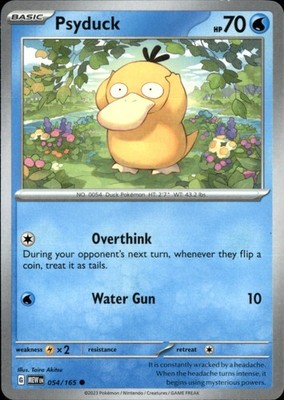 Psyduck - Normal Common SV: Scarlet & Violet 151 054/165 NM