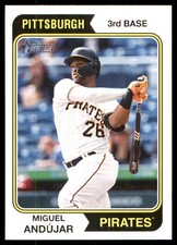 Miguel Andújar 2023 Topps Heritage #91 Pirates MLB READ FREE SHIP AutographDen