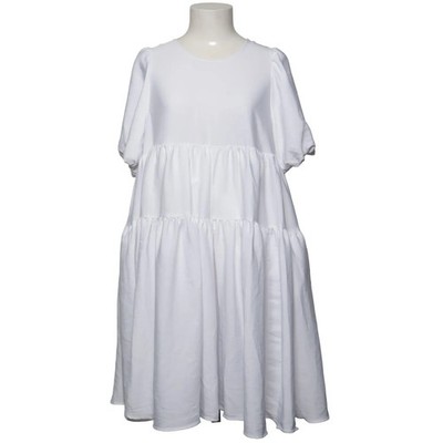 COS, Kleid, Größe: 38, Weiß, Baumwolle/Polyester, Einfarbig, Damen #Uae