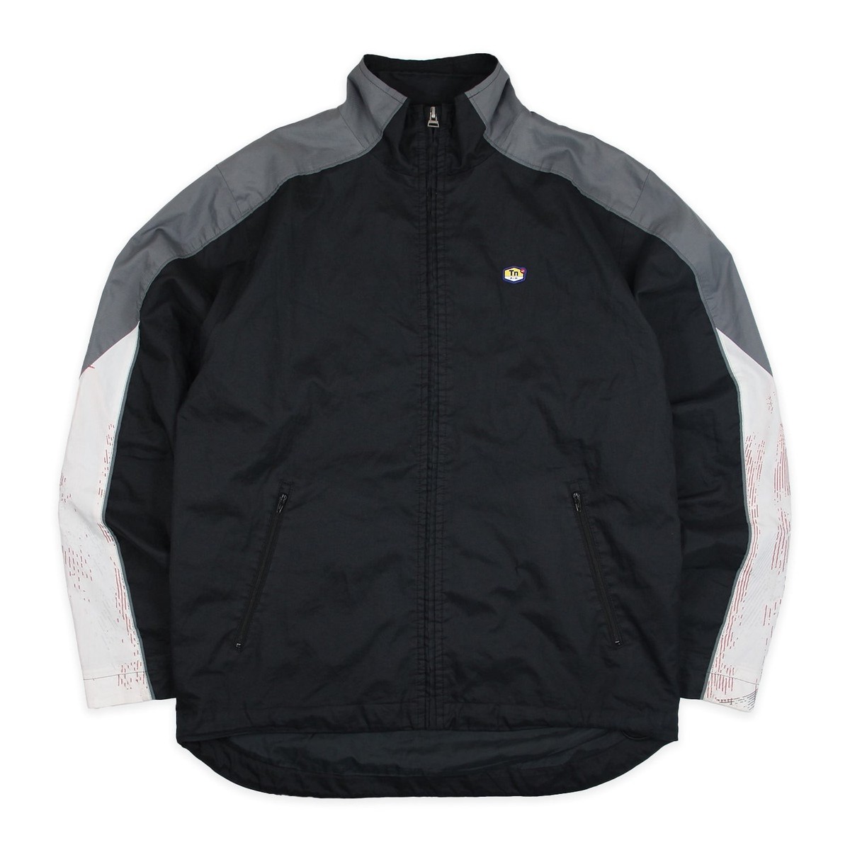 Nike TN Trackjacket Schwarz Weiß Rot Trainingsjacke Sport Vintage