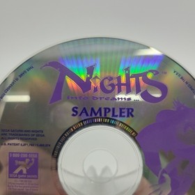 Nights Into Dreams... Sega Saturn, 1996 Sampler Disc Only Not For Resale Tested 