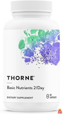 THORNE Basic Nutrients 2/Day, Vitamin & Mineral Formula, 60 Capsules