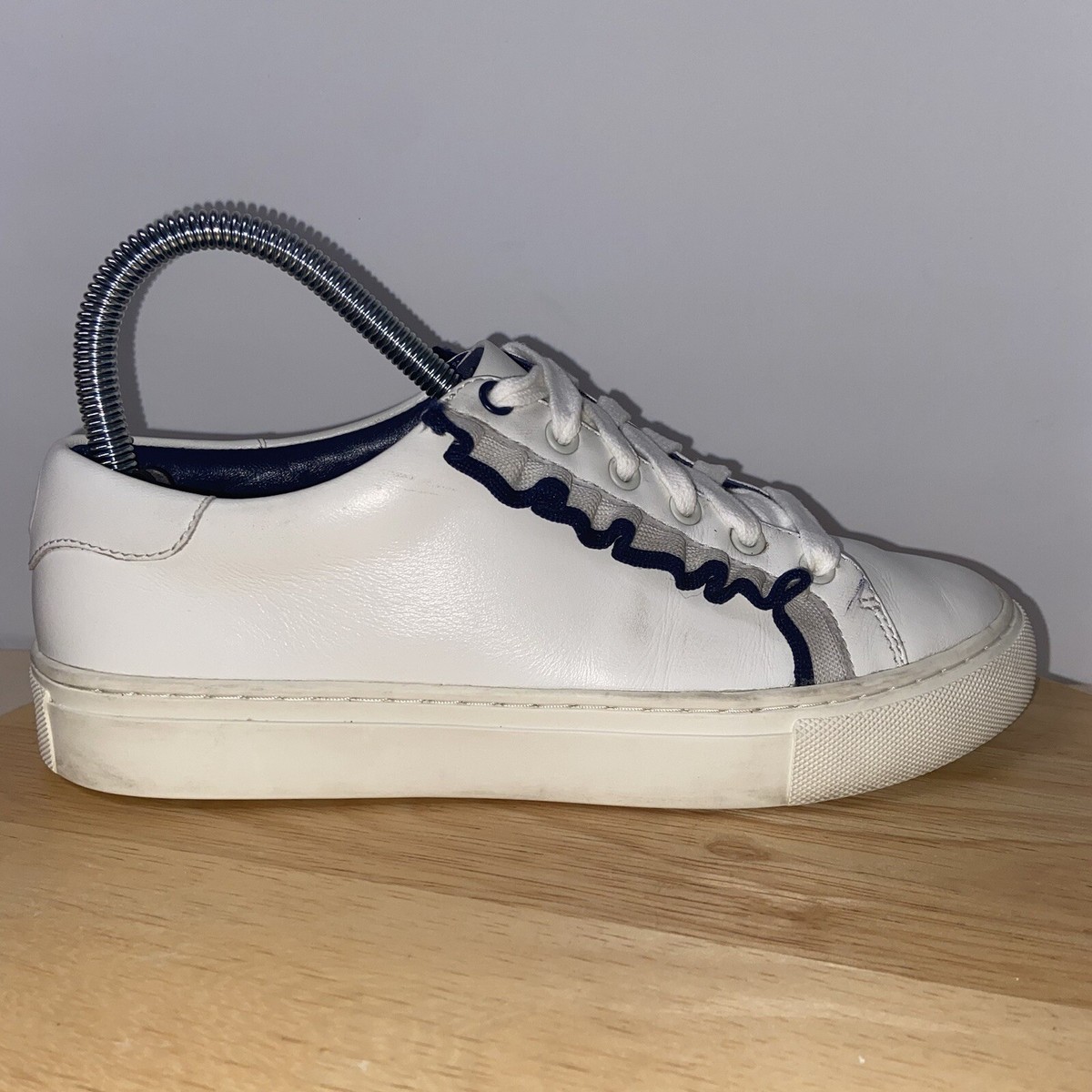 Tory Burch Ruffle Sneakers Tory Sport | Mercari Tory‎ Burch Sport White Leather Sneakers w/ Ruffle main image 1