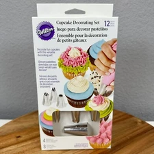 Wilton Cupcake Decorating Set 12 Pieces Cake Decorating Tips Pastry Tools