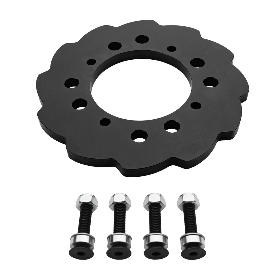 Black Rear Sprocket Guard Cover Aluminum For Honda TRX250 TRX300 TRX400X TRX450R - Изображение 3 из 4