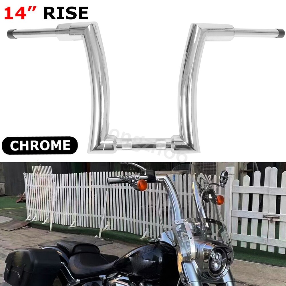 DNA MONSTER 14'' Rise Ape Hanger Handlebar Fit For Indian Scout