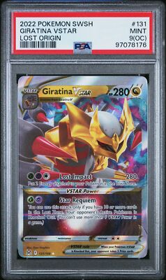 ERROR MC PSA 9 Giratina Vstar Lost Origin #131 2022 Pokemon Lost
