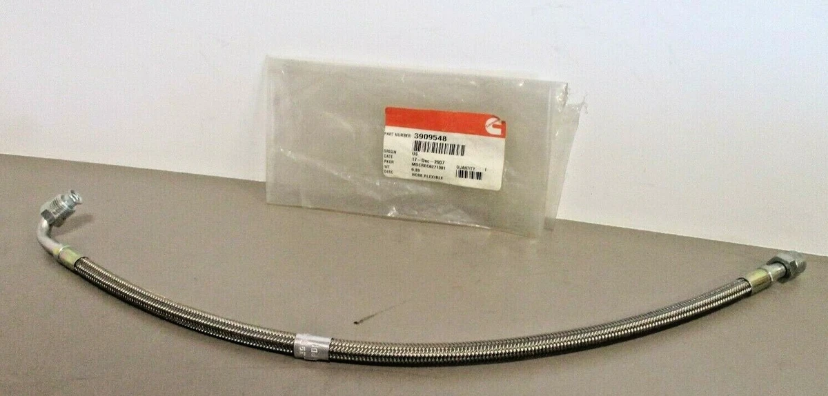 OEM Cummins 3909548 Turbocharger Oil Supply Line 21