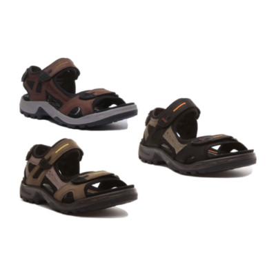 ECCO Offroad Yucatan Herren Haken Und Schlaufe Riemchen Sandale IN Olive UK 6.5
