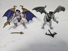 Vintage 1995 Kenner Disney Gargoyles Battle Goliath &  Claw Climber Goliath Lot