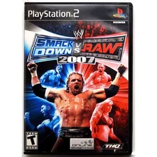 WWE Smackdown Vs. Raw 2007 - Sony Playstation 2 PS2 Pristine Tested Authentic