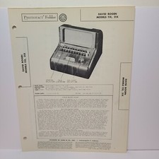 SAMS PHOTOFACT SERVICE MANUAL 74-2 DAVID BOGEN 11X 21X