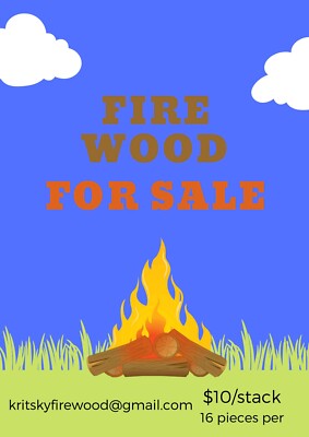 Split Fire Wood For Sale! -- Seasoned and Aged Ready to Burn -- $10/16 pieces
