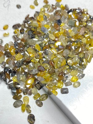 2+Carat Scoop fancy natural diamond fancy cut multiple color natural diamond lot