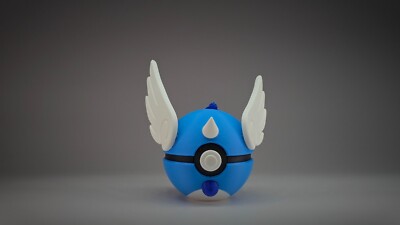 Dragonair | Themed 3D Printed Pokéball | #0148 Dragonair