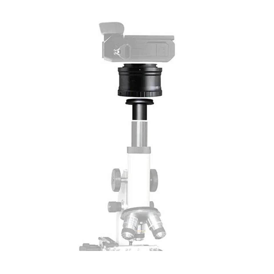 Juego de montaje de anillo en T de 23,2 mm para puertos de ocular de microscopio adaptador de cámara sin espejo Foto 4 de 4