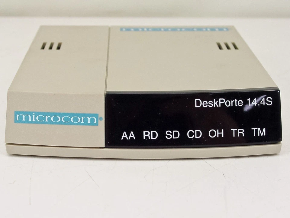Microcom DeskPorte 14.4S 14,400 bps Data/Fax Modem 103603006A - Image 4 of 4