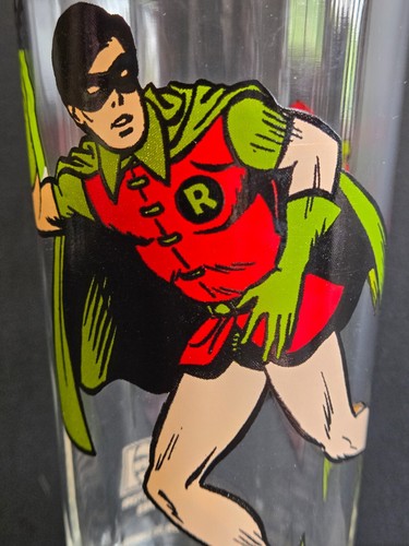 Robin 1978 Pepsi Collector Series Glas DC Comics Batman Vintage Green Cape - Bild 2 von 6