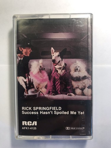 Rick Springfield- Success Hasn't Spoiled Me Yet Cassette Tape, RCA Records, 1982 - 第 1/1 張圖片