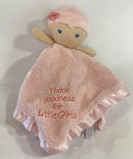 Kids Preferred Thank Goodness for Little Girls Baby Doll Security Blanket Lovey