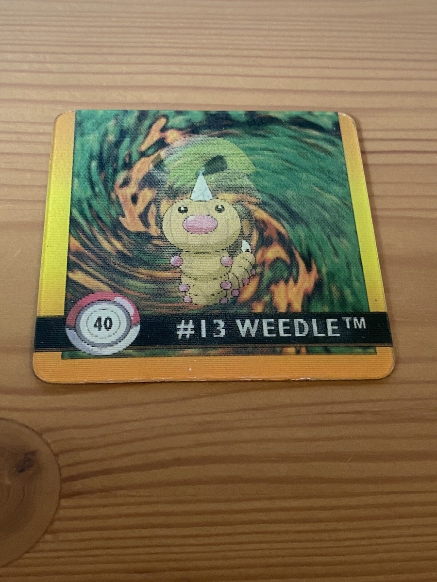むかしむかし　日本語　拡張 foil 1999 Artbox Pokemon Action Flipz - Premier Edition #40 Weedle