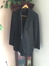 Men's Perry Ellis Portfolio Navy Suit Jacket Two Button Sports Coat