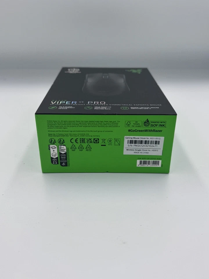 Razer Viper V3 Pro Wireless Optical Gaming Mouse - Black - Image 3 of 3