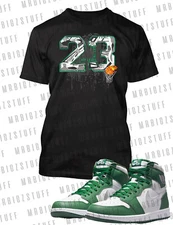 Pro Club Shaka Graphic 23 Get on My Level Tee Shirt to Match J1 Gorge Green T