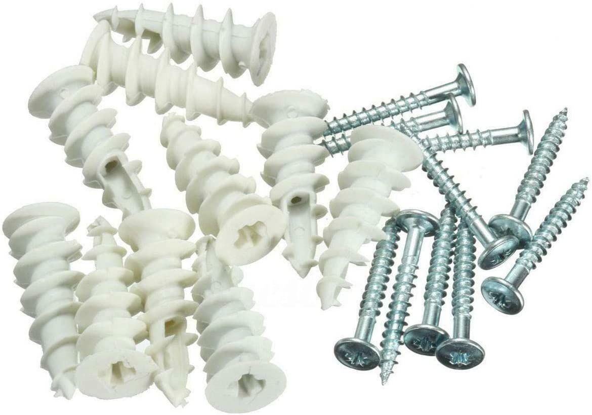 Nartel® Nylon Self Drilling Plasterboard Fixings Raw Plugs Cavity 25 PACK