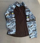 ⚓Rare Authentic Ukrainian Navy MM16F Blue Pixel Combat Shirt
