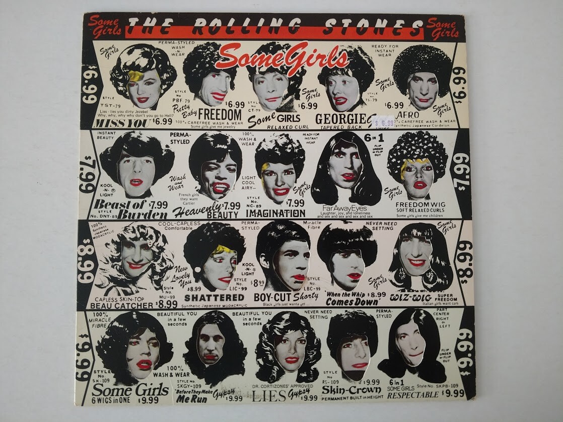 ROLLING STONES LP SOME GIRLS 1978 COC 39108 1ST PRESS RICHMOND DIE