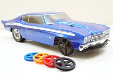 AJCMods Skineez 2" Thin Front Drag Racing Wheel for Losi 1/16 1970 Chevelle Mini