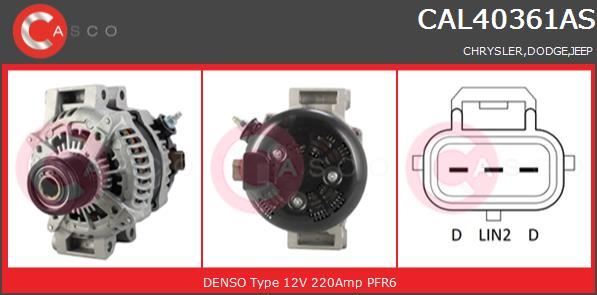 Alternateur Dodge Nitro 2.8 CRD anti baisse de tension electrique