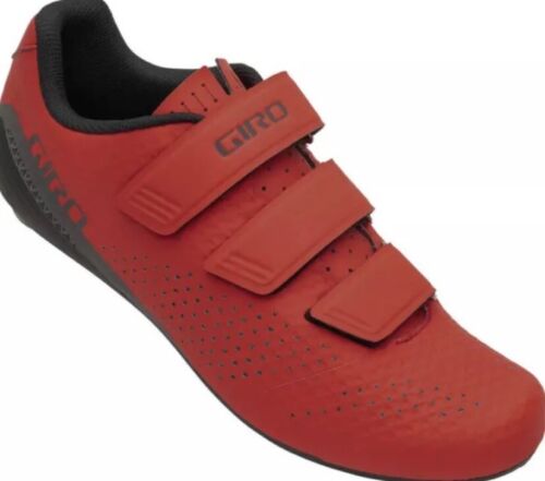 Giro Stylus Men's Road Cycling Shoes Sz EU 43 US 9.5 bright red - Afbeelding 1 van 3