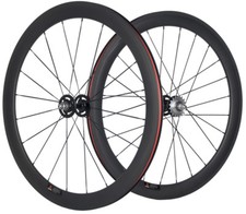 Bici da pista 38/50/60/88 mm ruote in carbonio monovelocità ingranaggio fisso bici set ruote