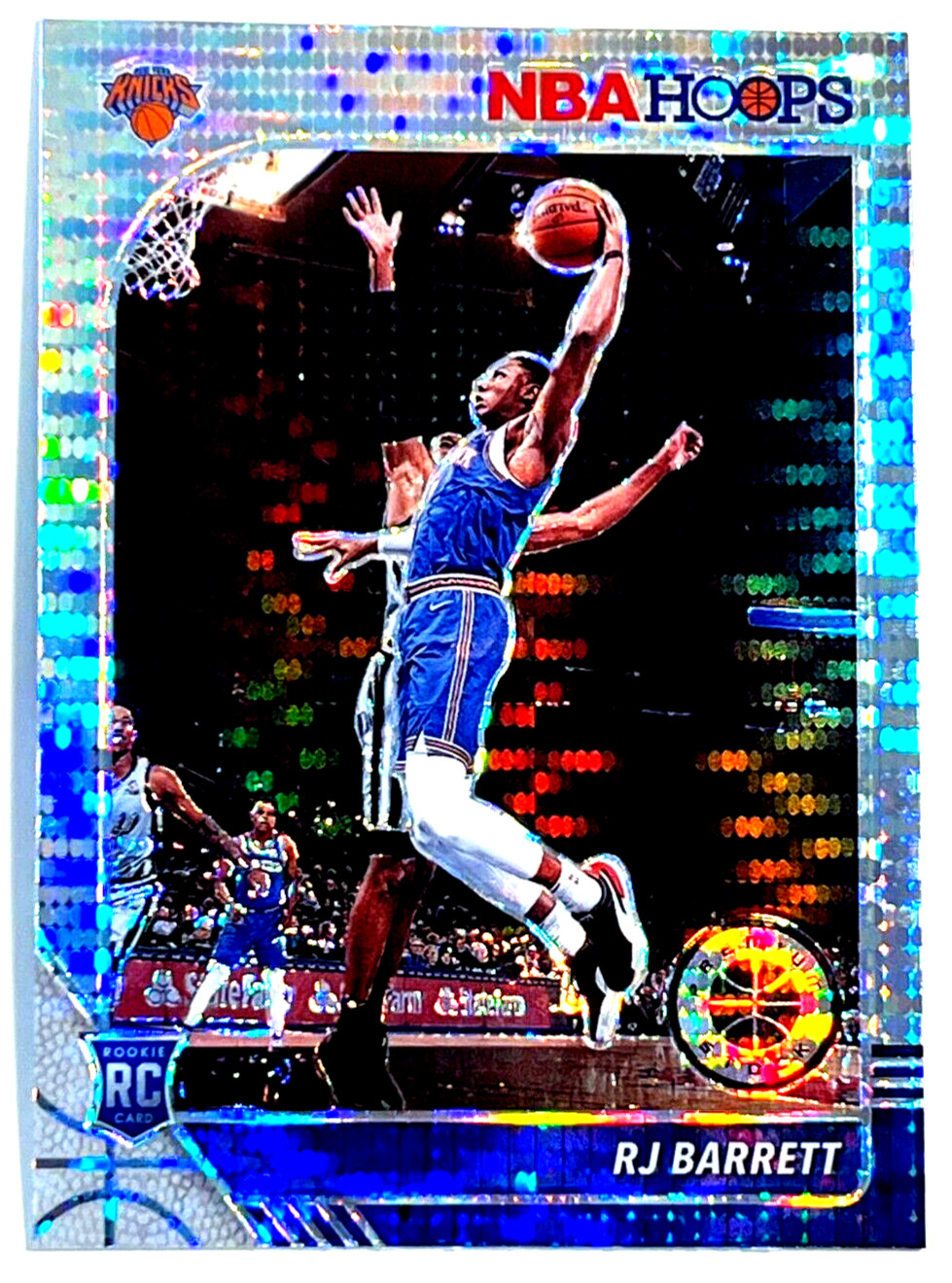 2019-20 Panini Hoops Premium Basketball Pulsar Prizm RC #201 RJ Barrett Knicks