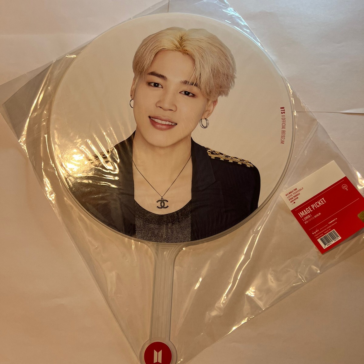 BTS JIMIN Paper Picket Fan Love Yourself Speak Yourself Tour