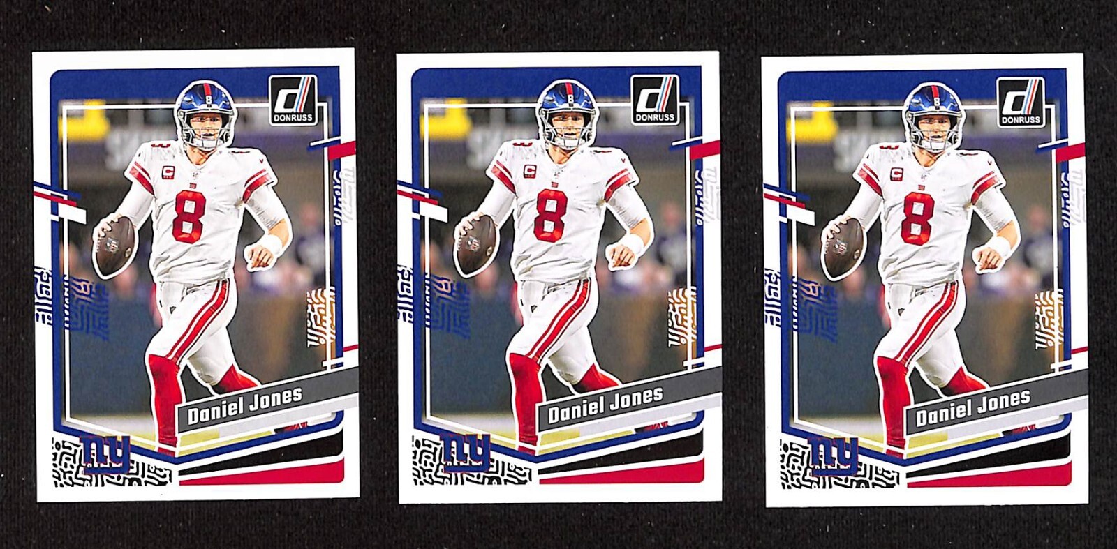 Daniel Jones #3 2019 Panini Plates & Patches Football 2019 Donruss Elite Turn of the Century Autographs Printing Plates