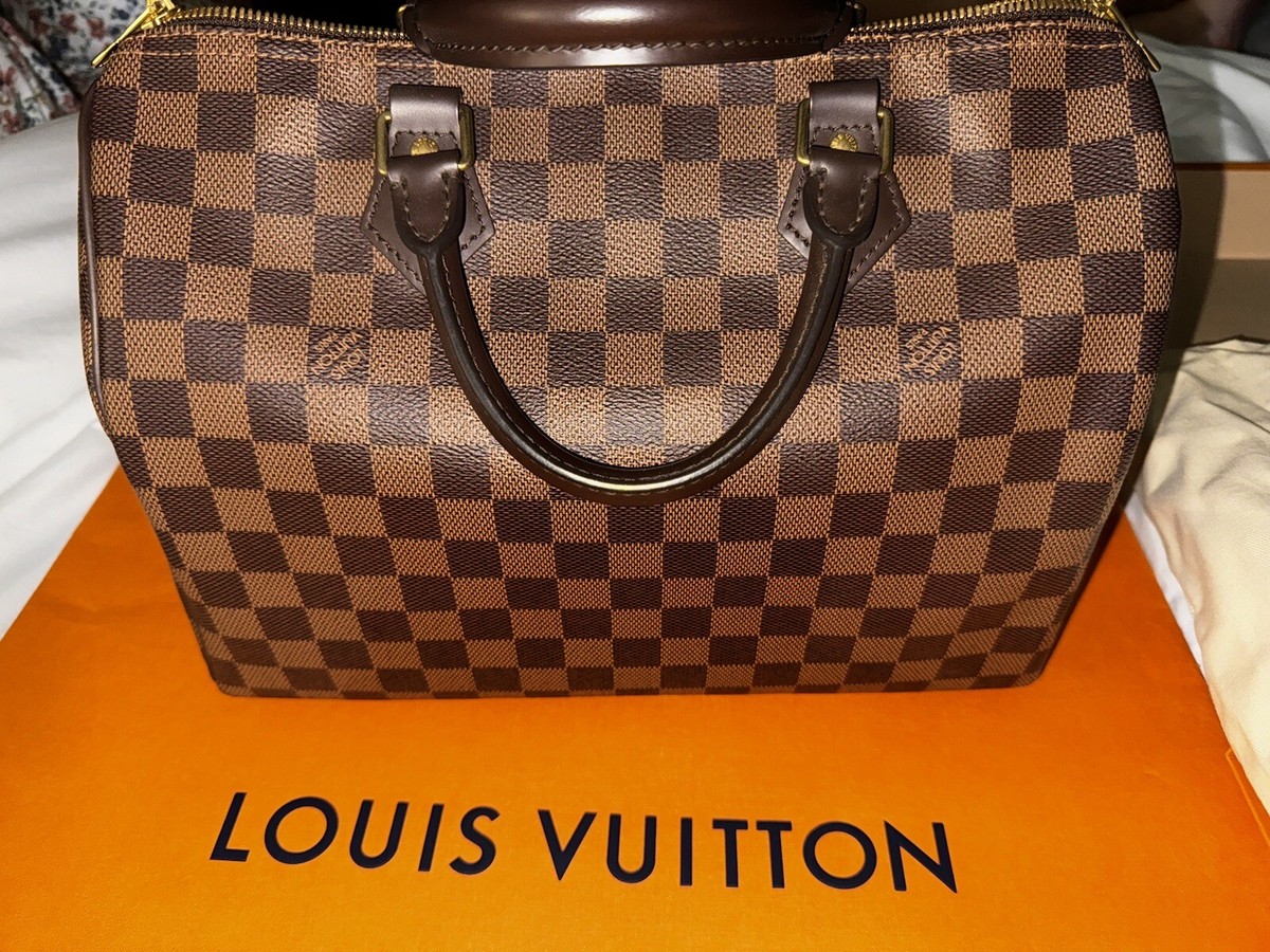 Louis Vuitton Speedy Shoulder Bag 30 Brown Canvas for sale Louis Vuitton Speedy Shoulder Bag 30 Brown Canvas for sale