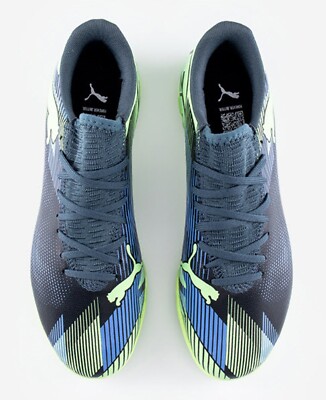PUMA Men Future 7 Play TT Cleats Soccer Gray Futsal Shoes Boot