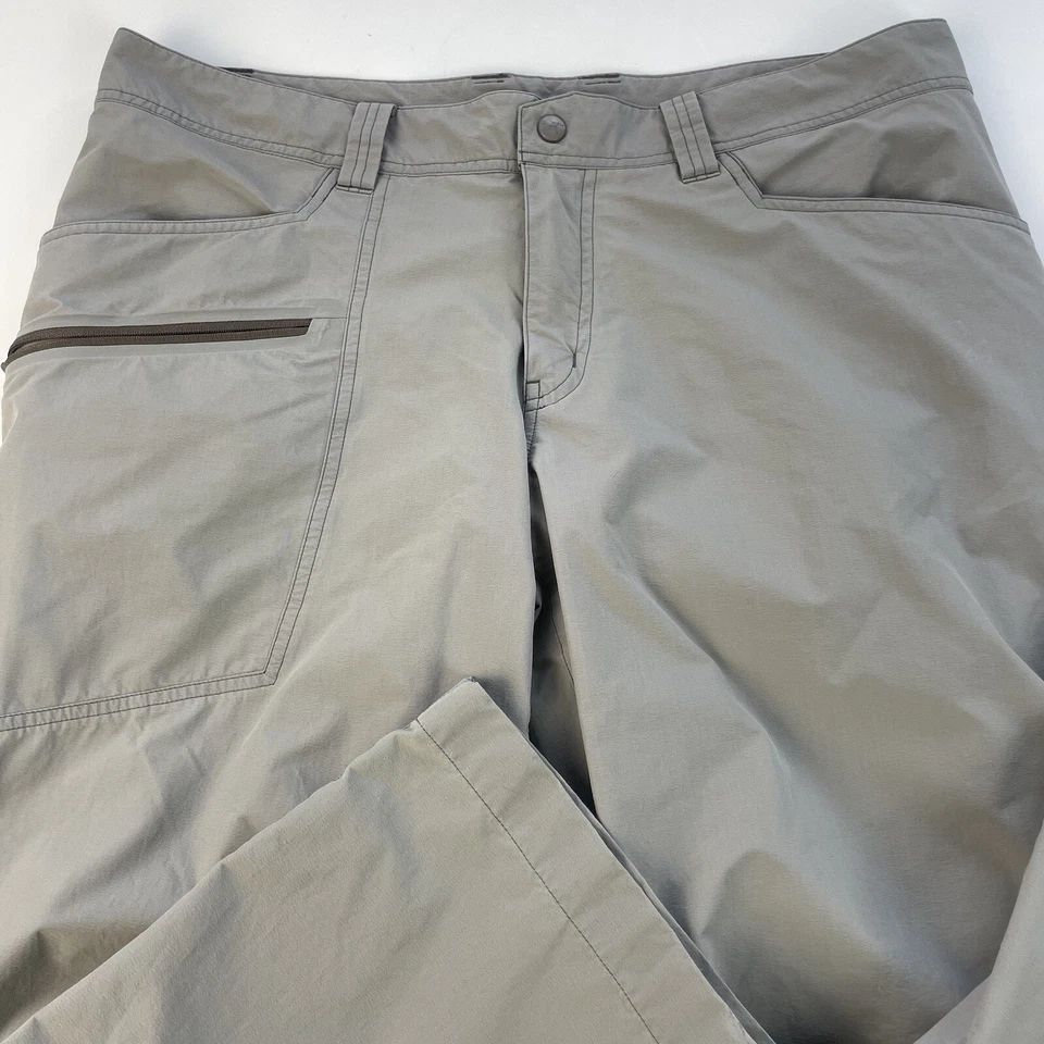 Pantalones chinos grises ARC'TERYX de nailon elásticos para senderismo al aire libre • 36 x 30 Foto 2 de 4