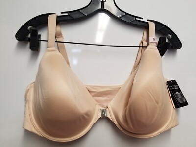 VS Adaptive Lightly Lined Full Coverage Front-Close Bra Sz 44D -  Marzipan