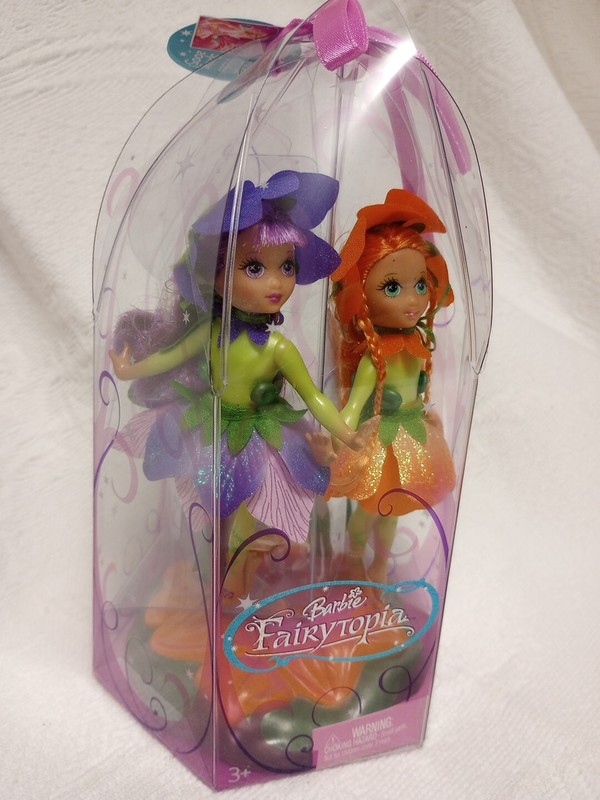 BARBIE FAIRYTOPIA OMMA & ORGANZA FAIRIES 2004 MATTEL G6246 MINT NRFB
