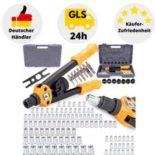 Nietzange Nietmutternzange Blindnietmutter Set Nieten Satz M3-M12 Nietmuttern