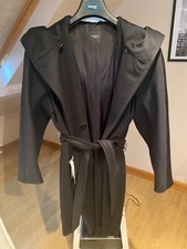 Max Mara Weekend Parole Coat/new/ Undamaged/ Black/classic Coat/ Sz 14/ Rrp £650